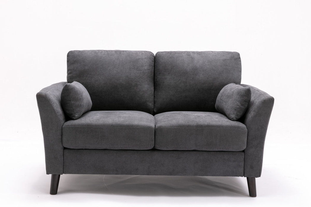 Damian - Woven Fabric Loveseat