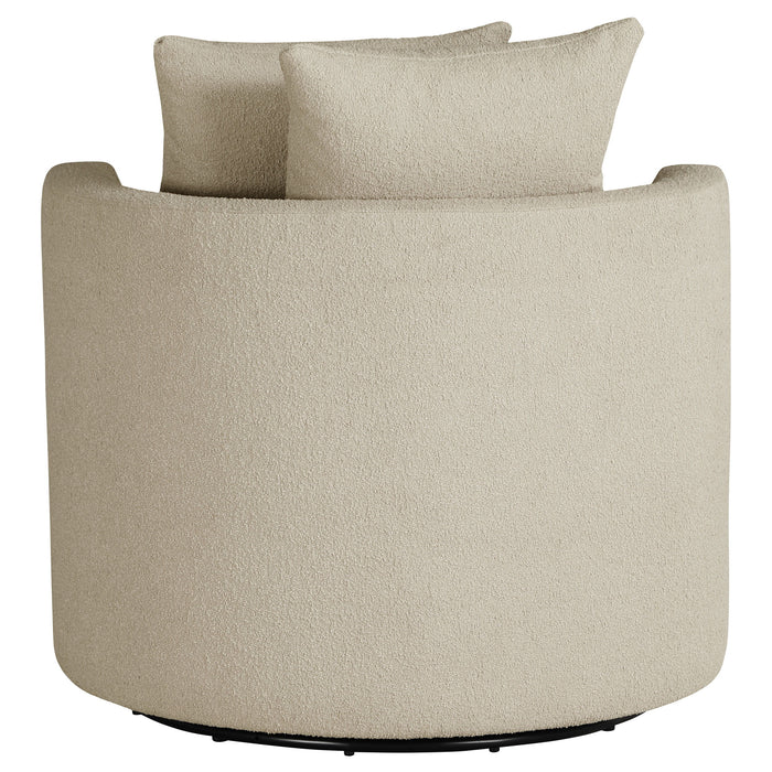 Debbie - Upholstered Swivel Accent Chair