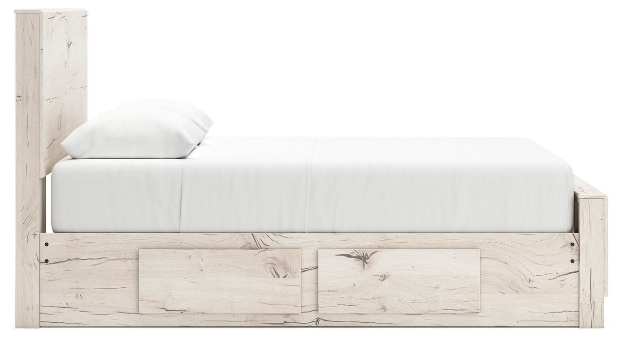 Lawroy - Panel Bed With Storage