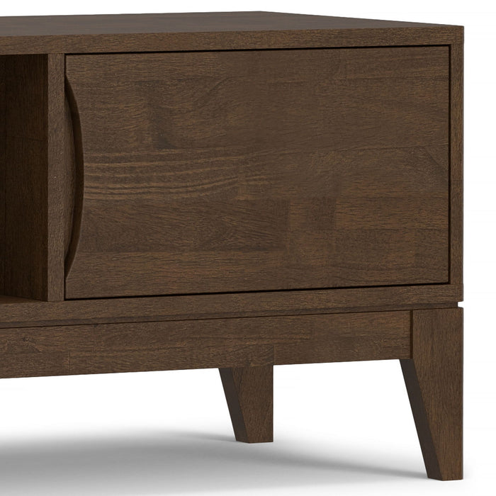 Harper - 72" Low TV Media Stand - Walnut Brown