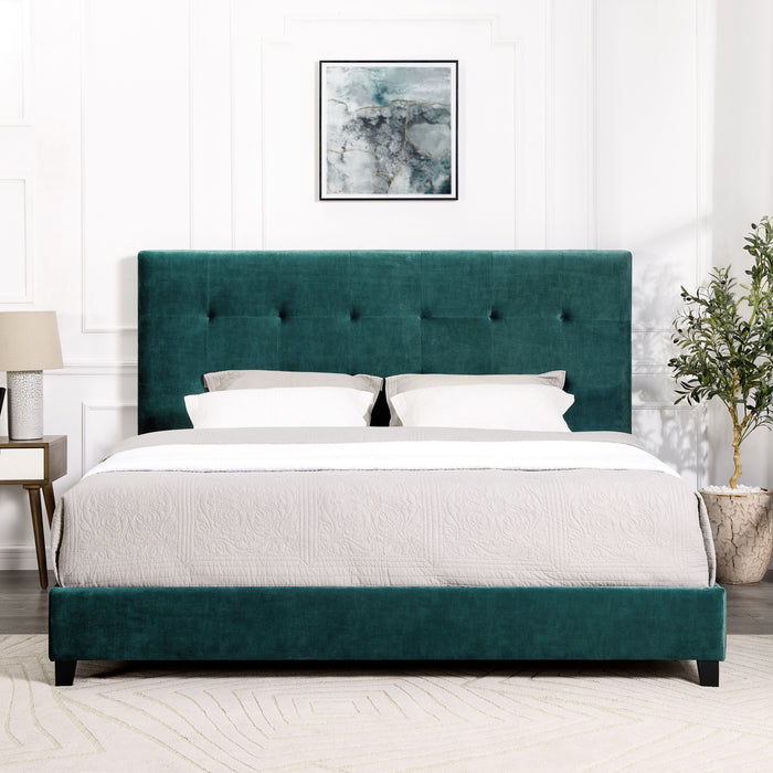 Bridgevine Home - Platform Bed - Tufted Headboard