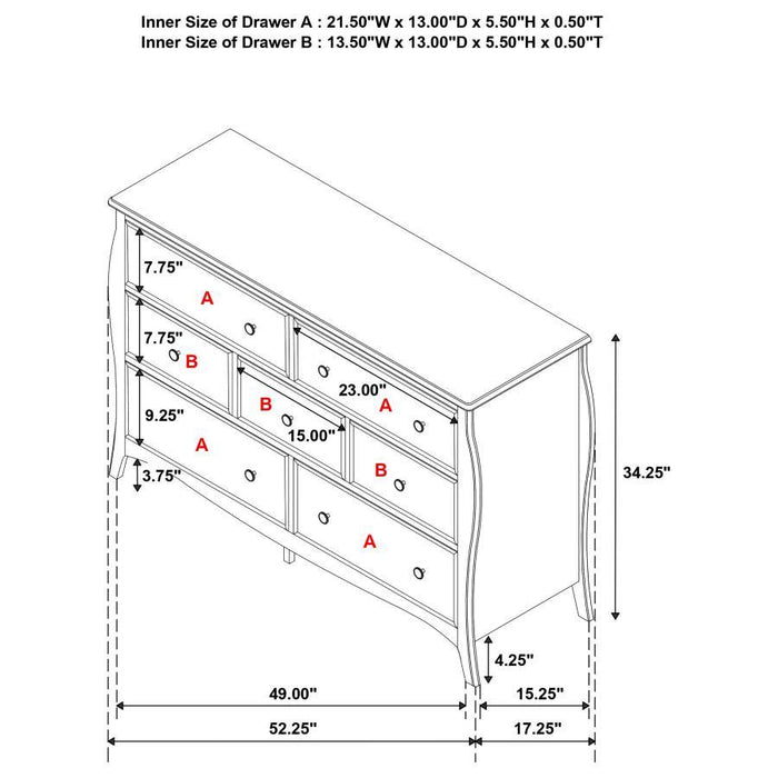 Dominique - Panel Bedroom Set