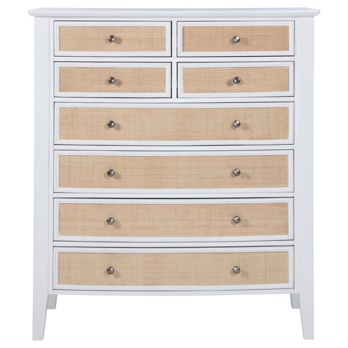 Bexhill - 8-Drawer Chest Of Drawers - White