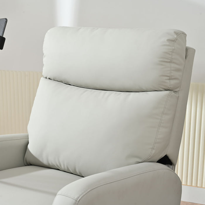 Rocking Recliner Chair, 360 Degree Swivel Nursery Rocking Chair, Glider Chair, Modern Small Rocking Swivel Recliner Chair For Bedroom, Living Room Chair Home Theater Seat, Phone Holder