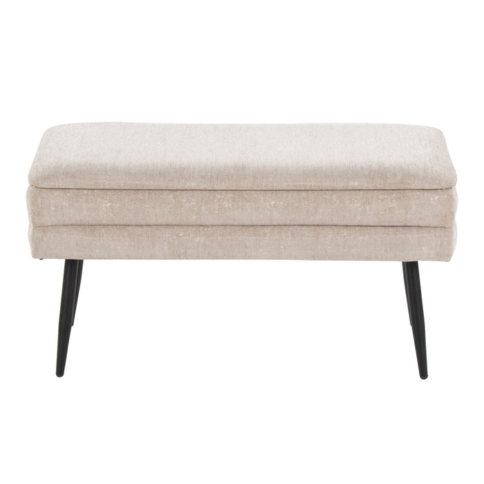 Neapolitan - Contemporary Storage Bench