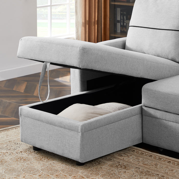 Broaching Pull-Out Storage Sofa