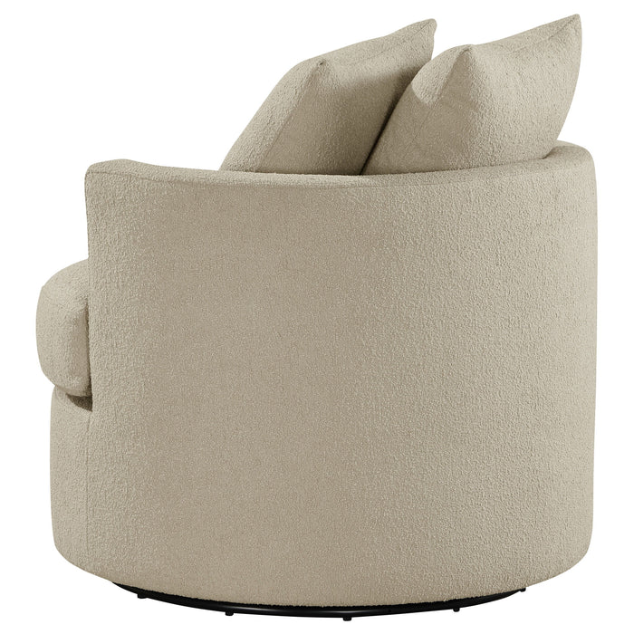 Debbie - Upholstered Swivel Accent Chair