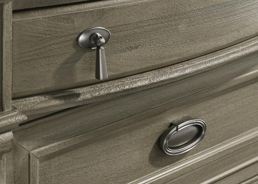 Alderwood - 3-Drawer Nightstand - French Gray