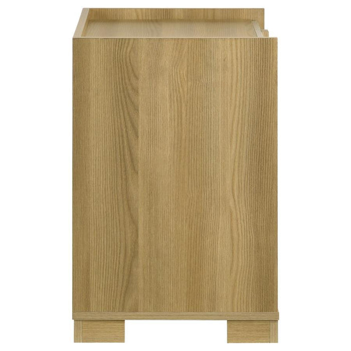 Hyland - 2 Drawers Nightstand Bedside Table - Natural