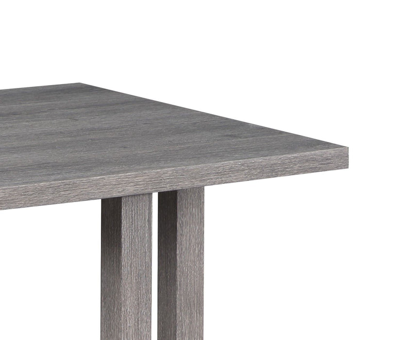 Moseberg - 24" End Table - Distressed Gray