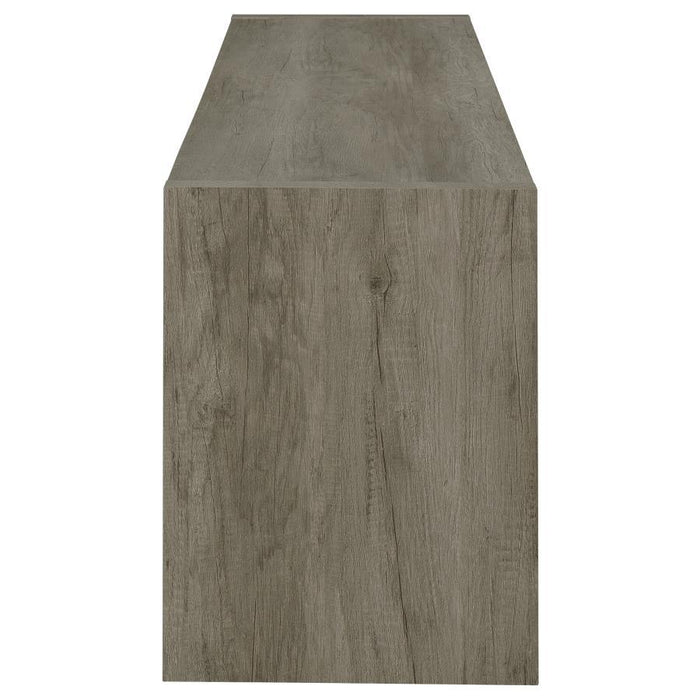 Burke - 2-Door TV Console - Gray Driftwood