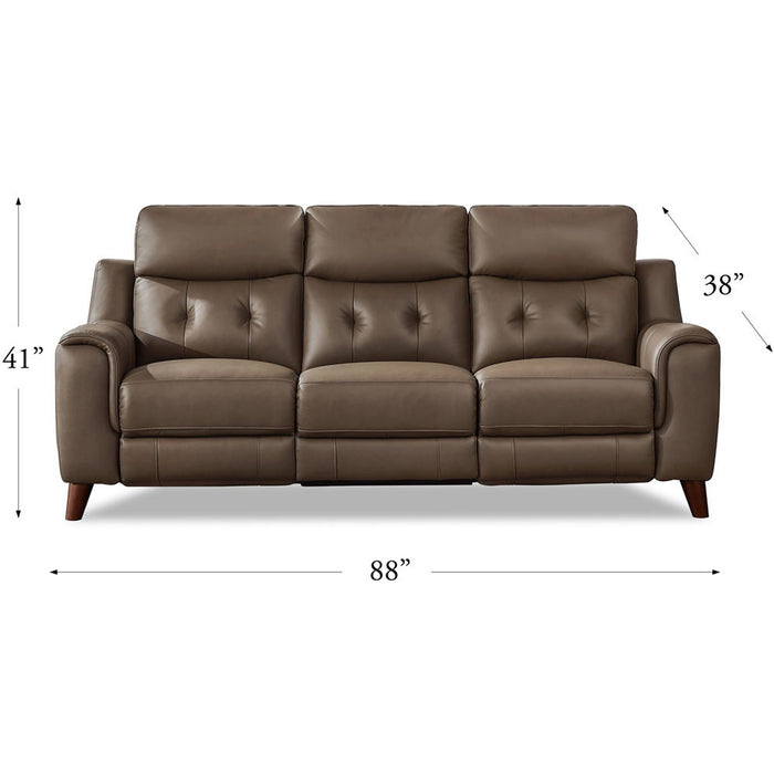 Torino - Power Headrest Top Grain Leather Zero Gravity Reclining Sofa