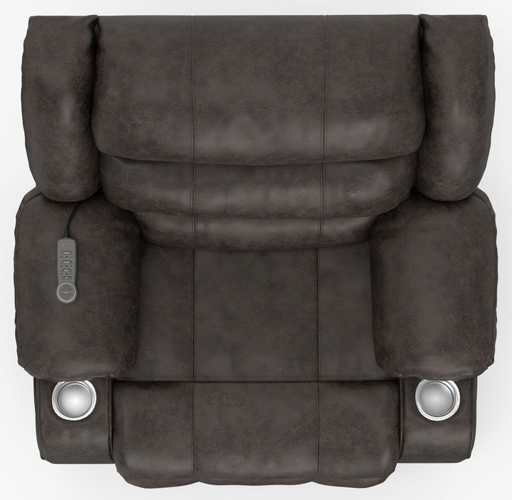 Tucker - Power Lift Recliner With Heat & Massage - Steel