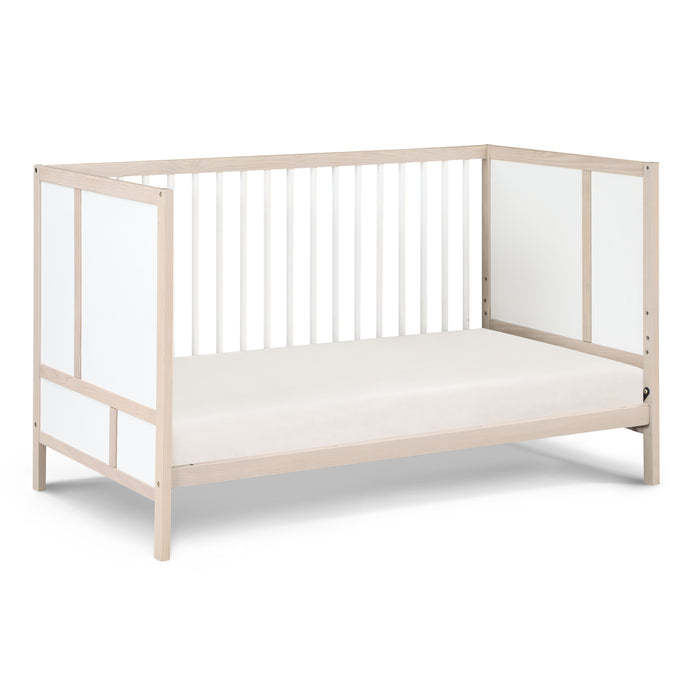 Pixie Finn - 3-in-1 Crib - Washed Natural/White