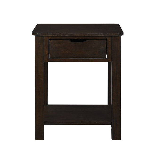 Flora - MDF Lift Top Coffee Table With Shelves - Dark Brown