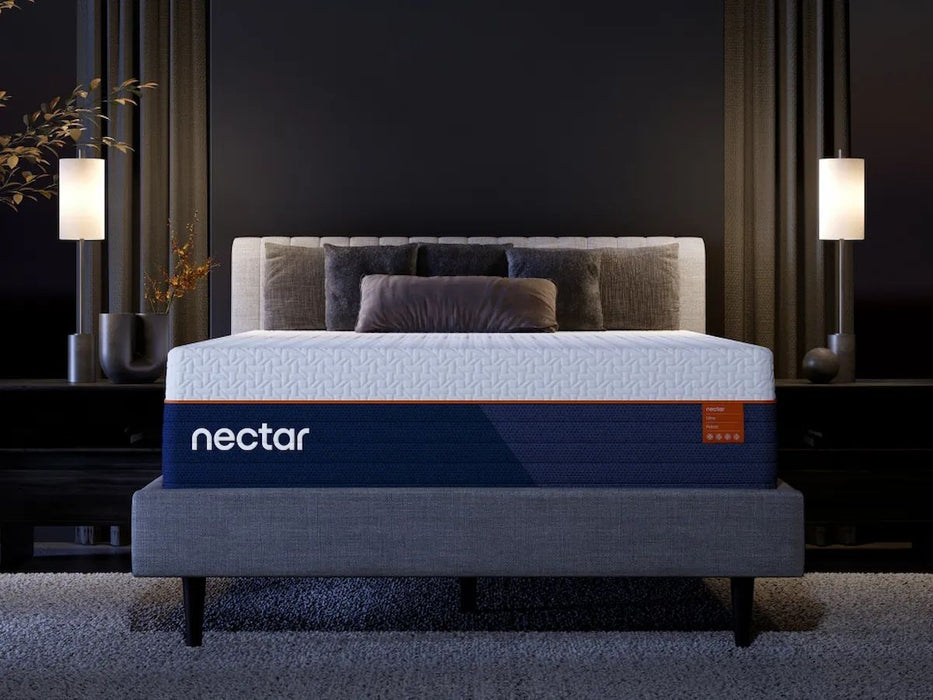 Nectar Ultra Hybrid 5.1 - White - King Mattress - Fabric