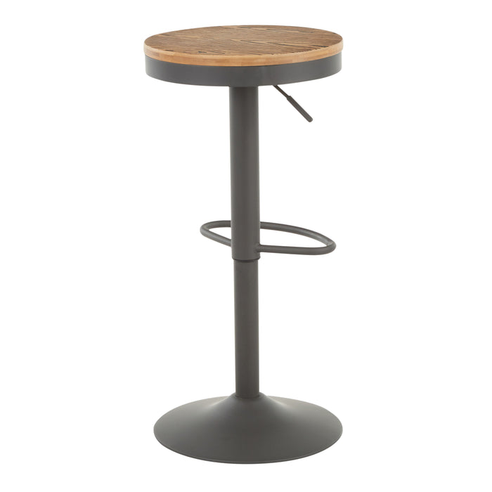 Dakota - Industrial Adjustable Barstool (Set of 2)