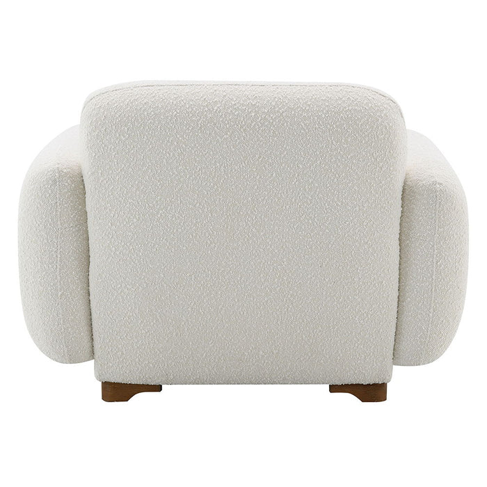 Darius - Chair With Pillow - Beige Boucle