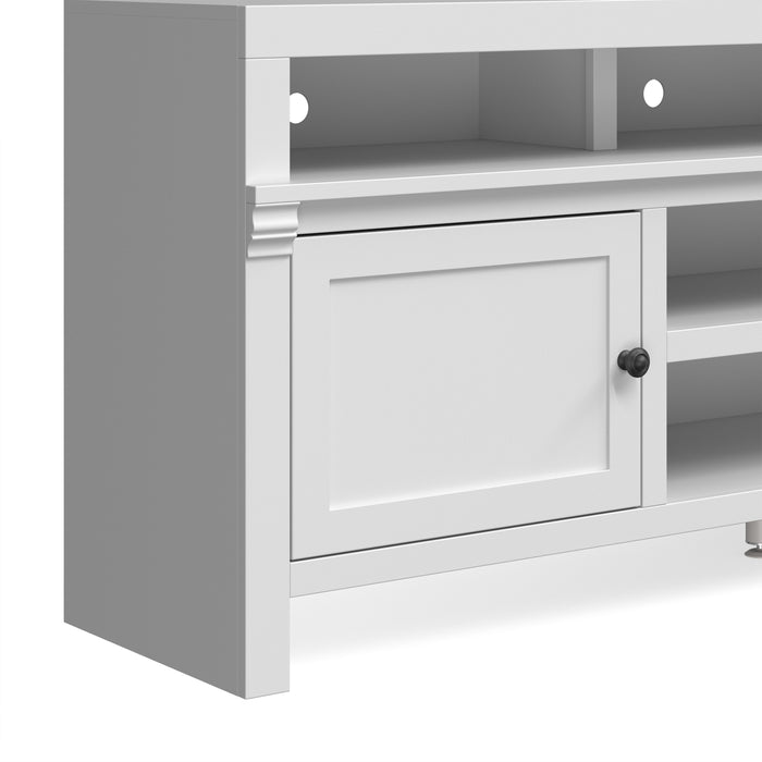 Bridgevine Home - Modern 75" TV Stand Console - White Finish