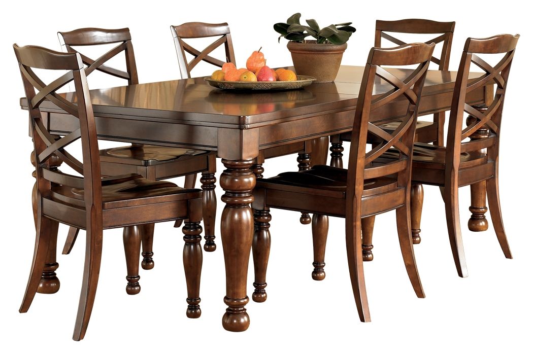 Porter - Rustic Brown - Rect Dining Room Ext Table