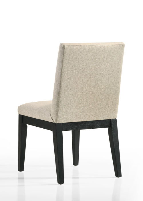 Jasper - Contemporary Fabric 19" Dining Chair (Set of 2) - Beige