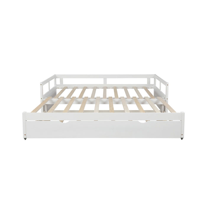 Extending Daybed With Trundle, Wooden Daybed With Trundle