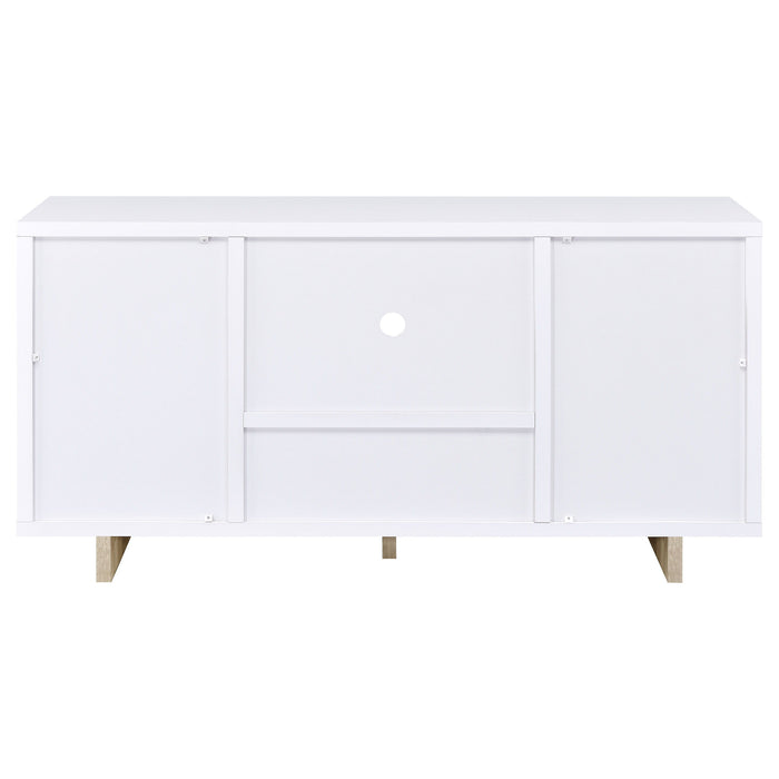 Dalton - 2 Door Storage Credenza - Distressed White