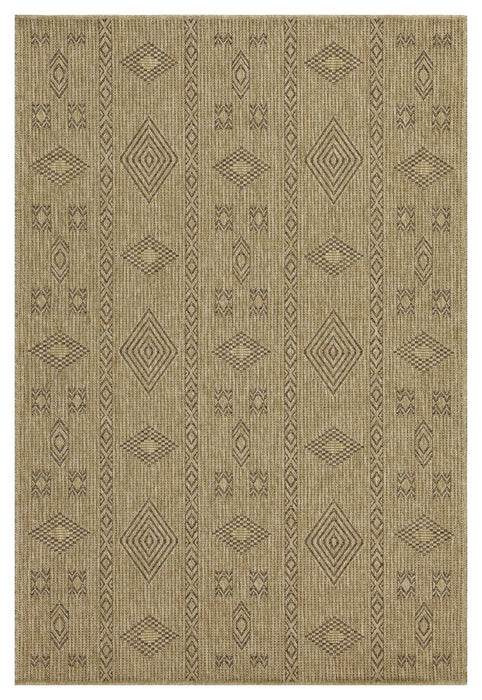 Earth - 2'7" X 7'3" Indoor, Outdoor Area Rug - Jute, Mocha