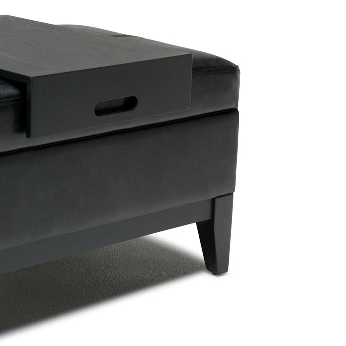 Oregon - Storage Ottoman Bench with Tray