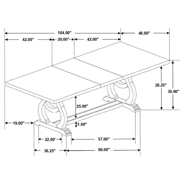 Brockway - Extension Leaf Dining Table