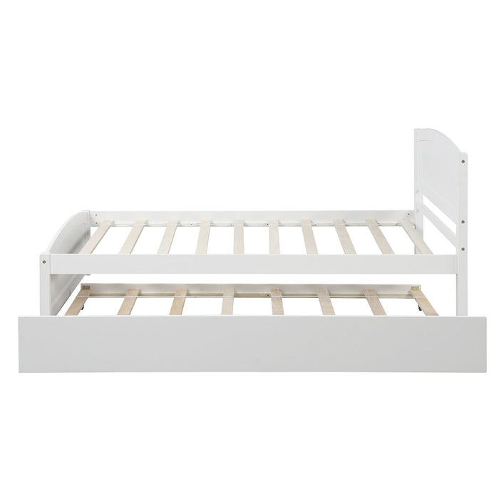 Platform Bed With Trundle