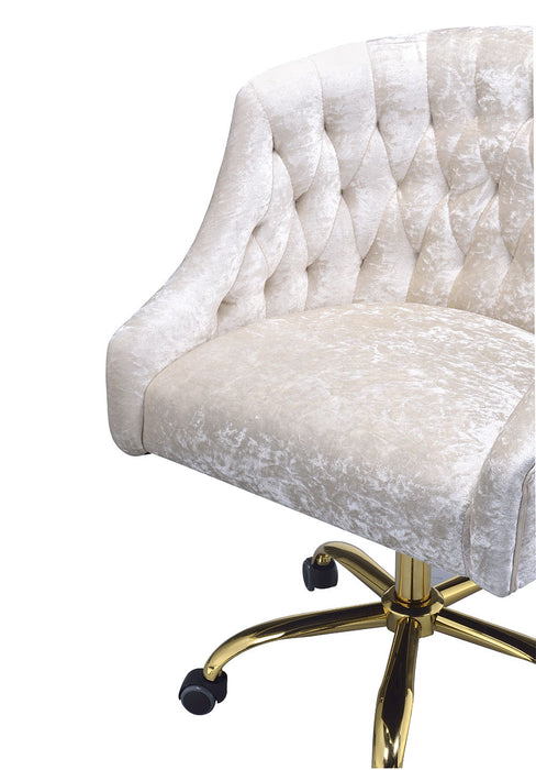 Levian - Office Chair - Cream / Gold