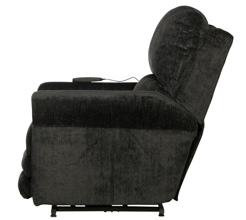 Warner - Power Headrest With Lumbar Power Lay Flat Recliner