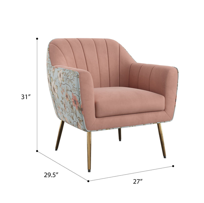 Accent Chair - Rose Pink