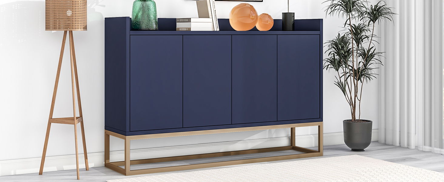 Modern Sideboard Elegant Buffet Cabinet With Large Storage Space For Dining Room, Entryway