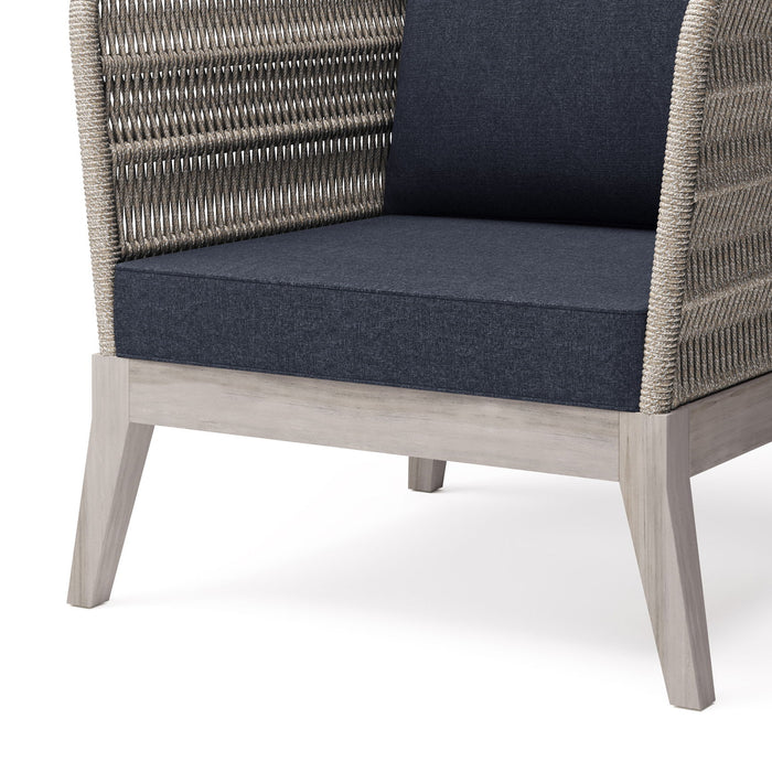 Santiago - Outdoor Conversation Chair - Slate Grey