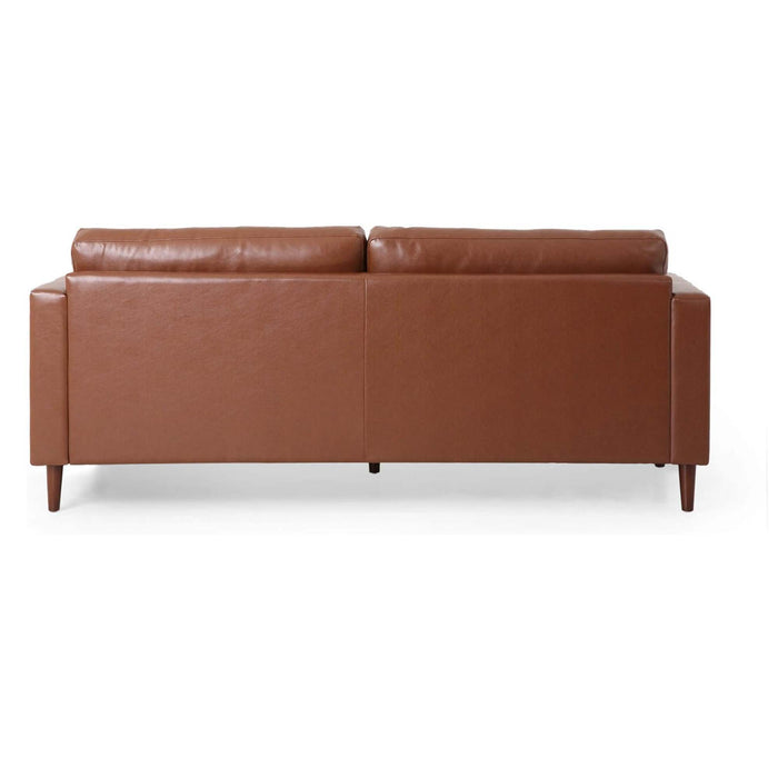 Modern Comfy 3 Seat Sofa With Wooden Legs, For Living Room And Study