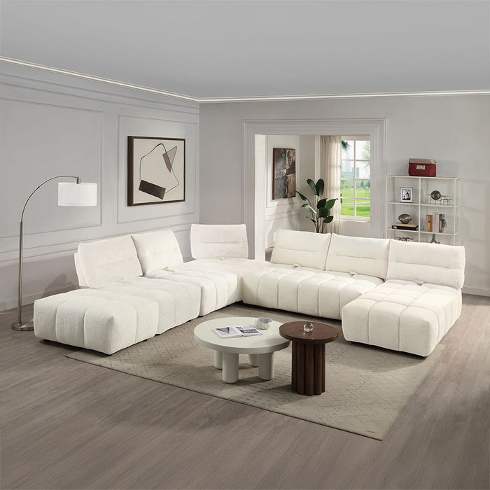 Loanna - Modular Loveseat - White