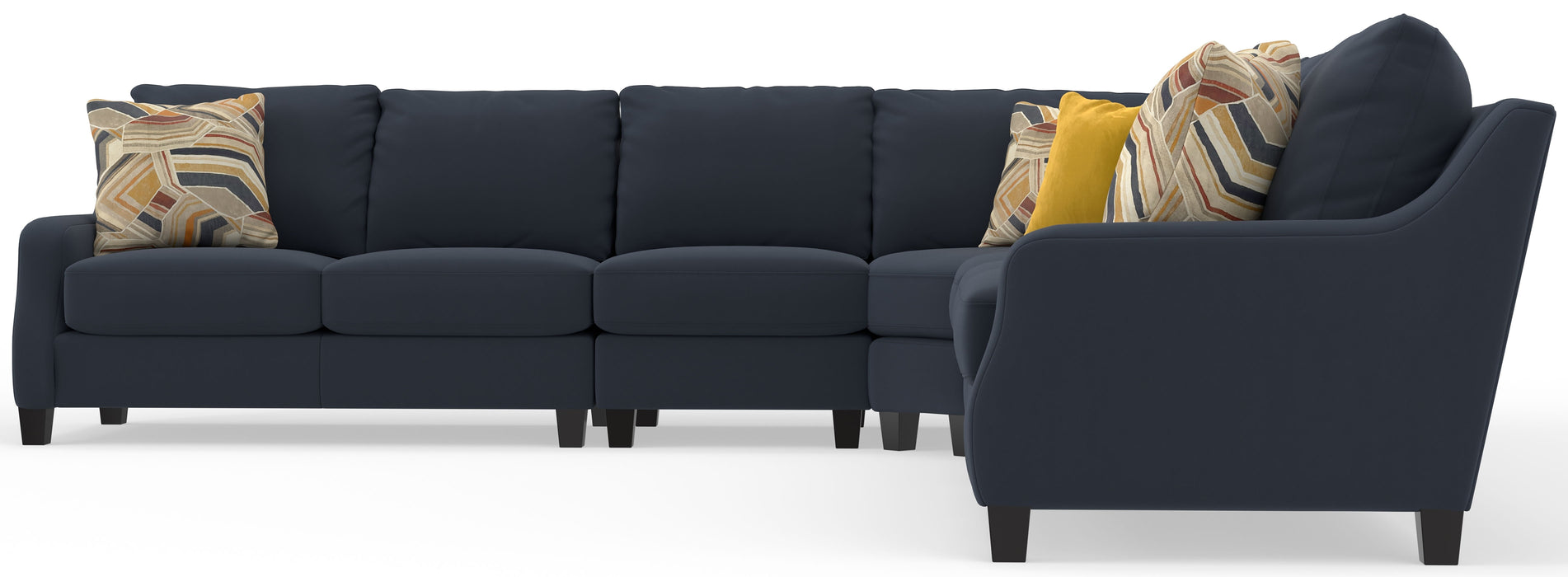 Foley - Sectional With Comfort Coil Seating And 4 Included Accent Pillows