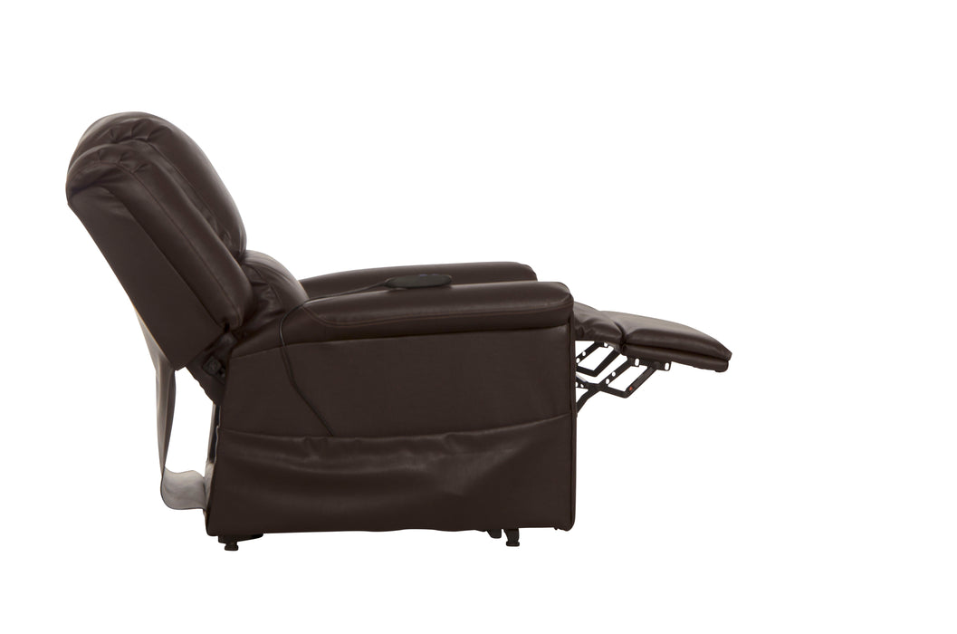 Elsie - Power Lift Power Lay Flat Recliner - Beige - Fabric