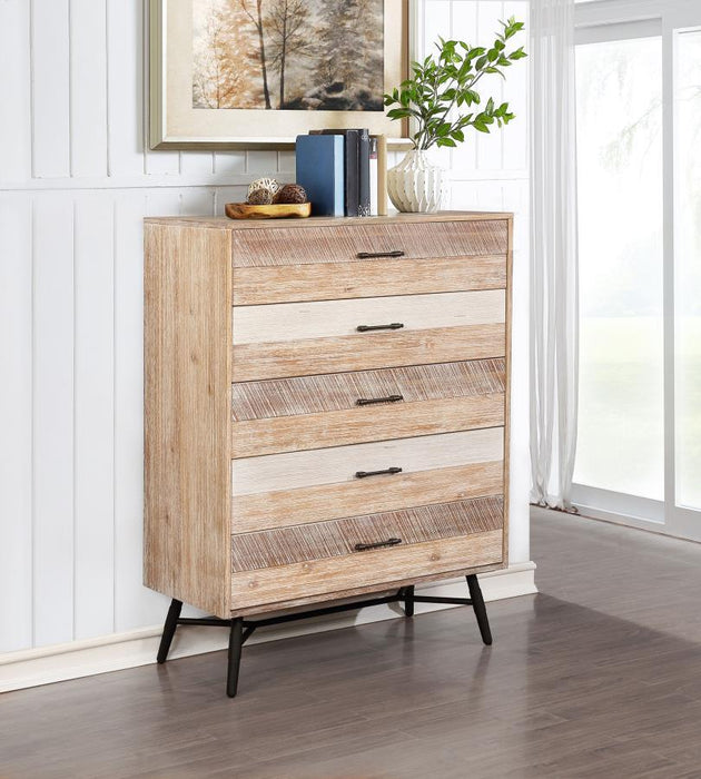 Marlow - 5-Drawer Chest - Rough Sawn Multi