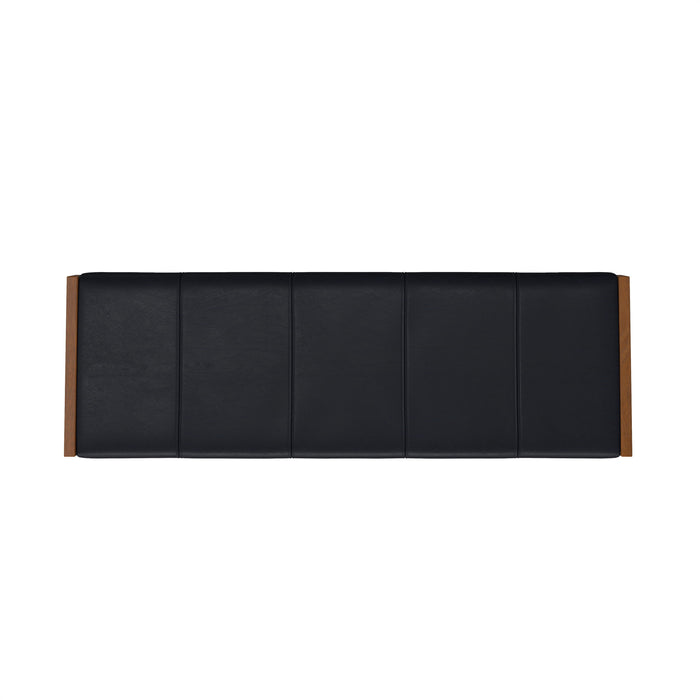 Anya - Ottoman Bench - Black