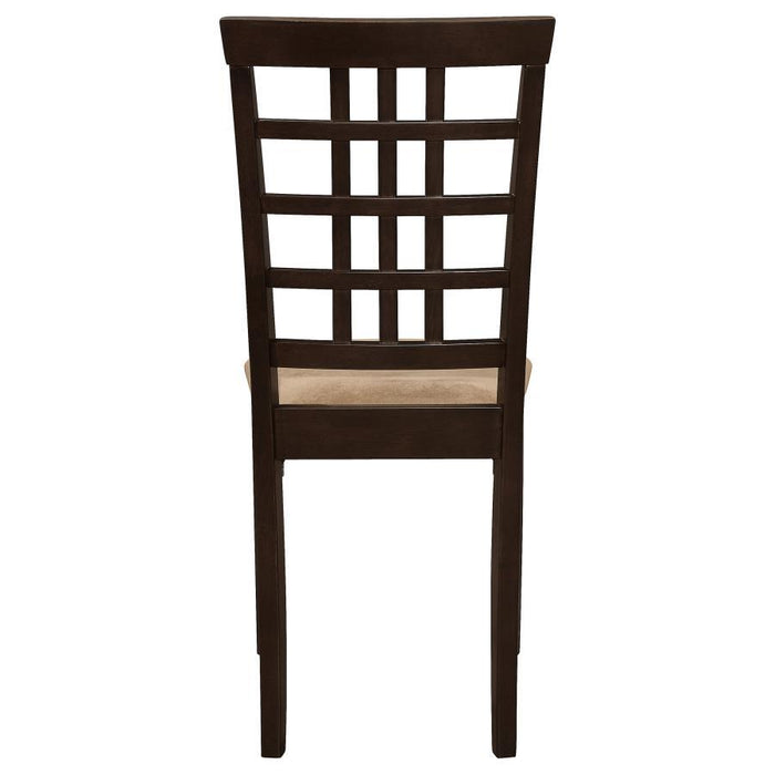 Kelso - Lattice Back Dining Chairs (Set of 2) - Cappuccino