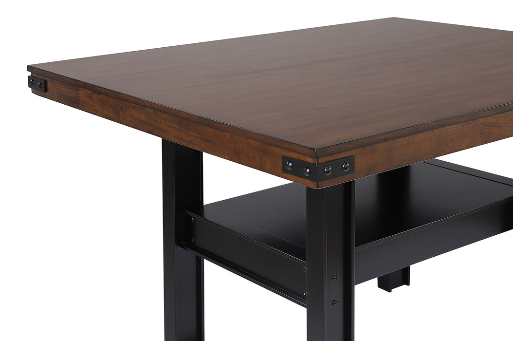 Patterson - 60-Inch Counter Height Dining Table - Mango Oak