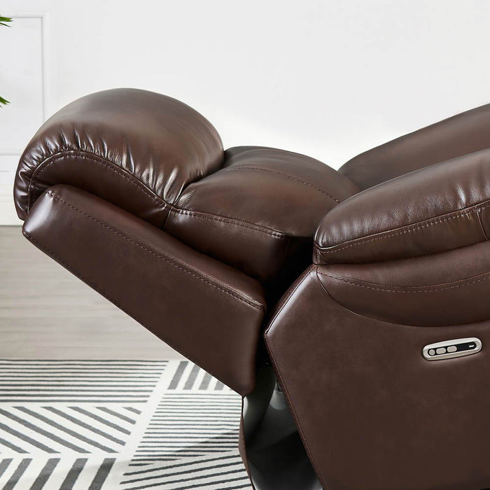 Springdale - Power Headrest Zero Gravity Reclining Loveseat - Chestnut