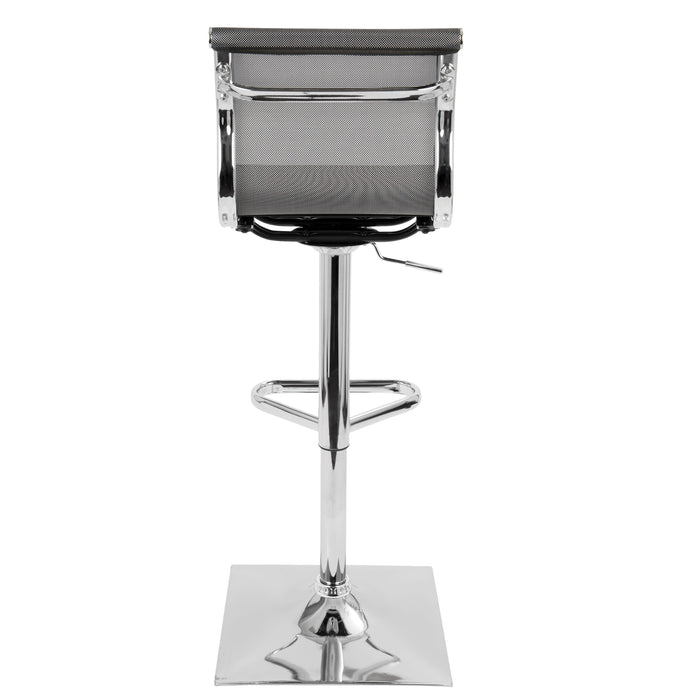 Mirage - Contemporary Adjustable Barstool With Swivel