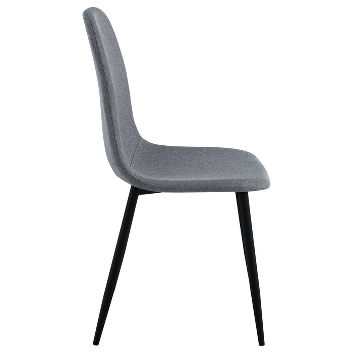 Dennison - Upholstered Dining Side Chair (Set of 4) - Grey