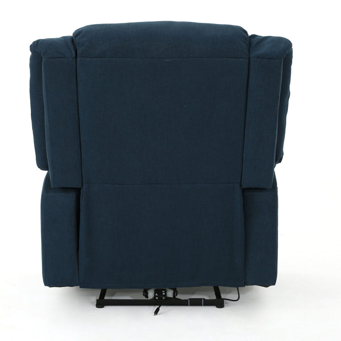 Wide - Power Standard Recliner - Navy Blue