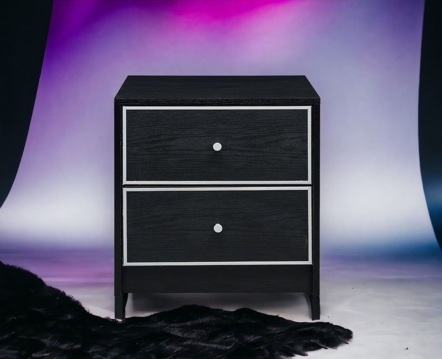 Jabir - Accent Table With Variety / Selection - Black / Silver