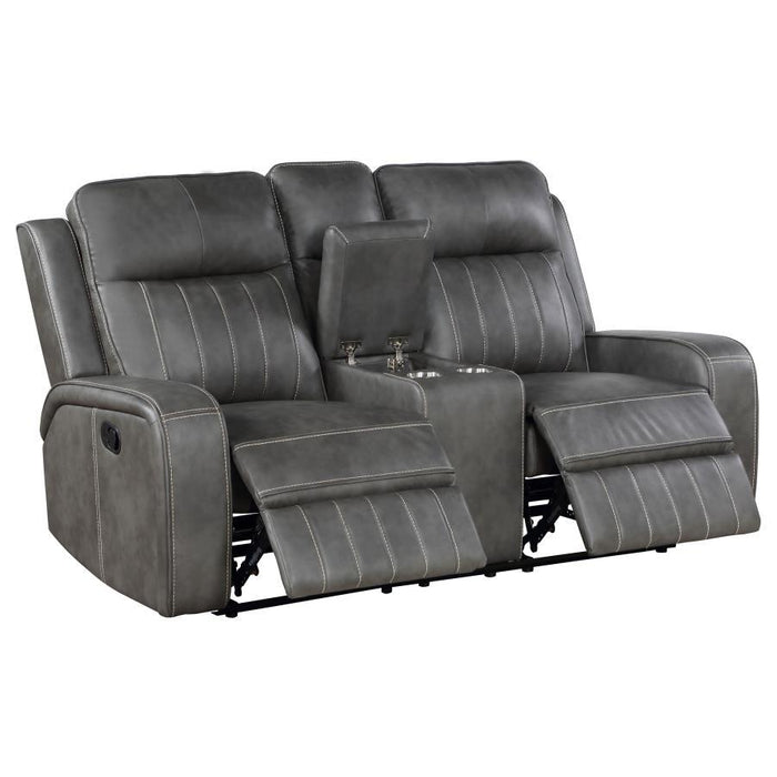 Raelynn - Upholstered Motion Reclining Sofa Set